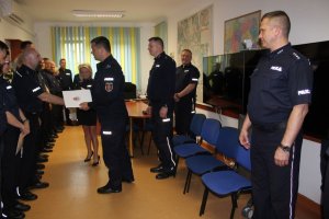 uroczyste wręczenie rozkazów personalnych