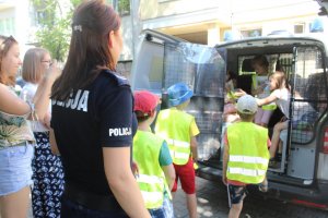 spotkanie z dziećmi w komendzie