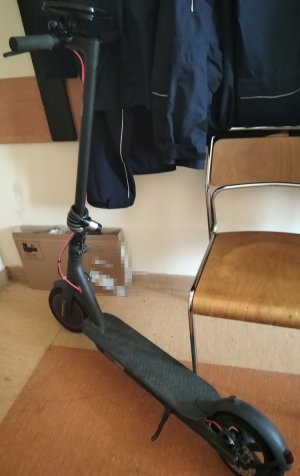 zabezpieczona hulajnoga